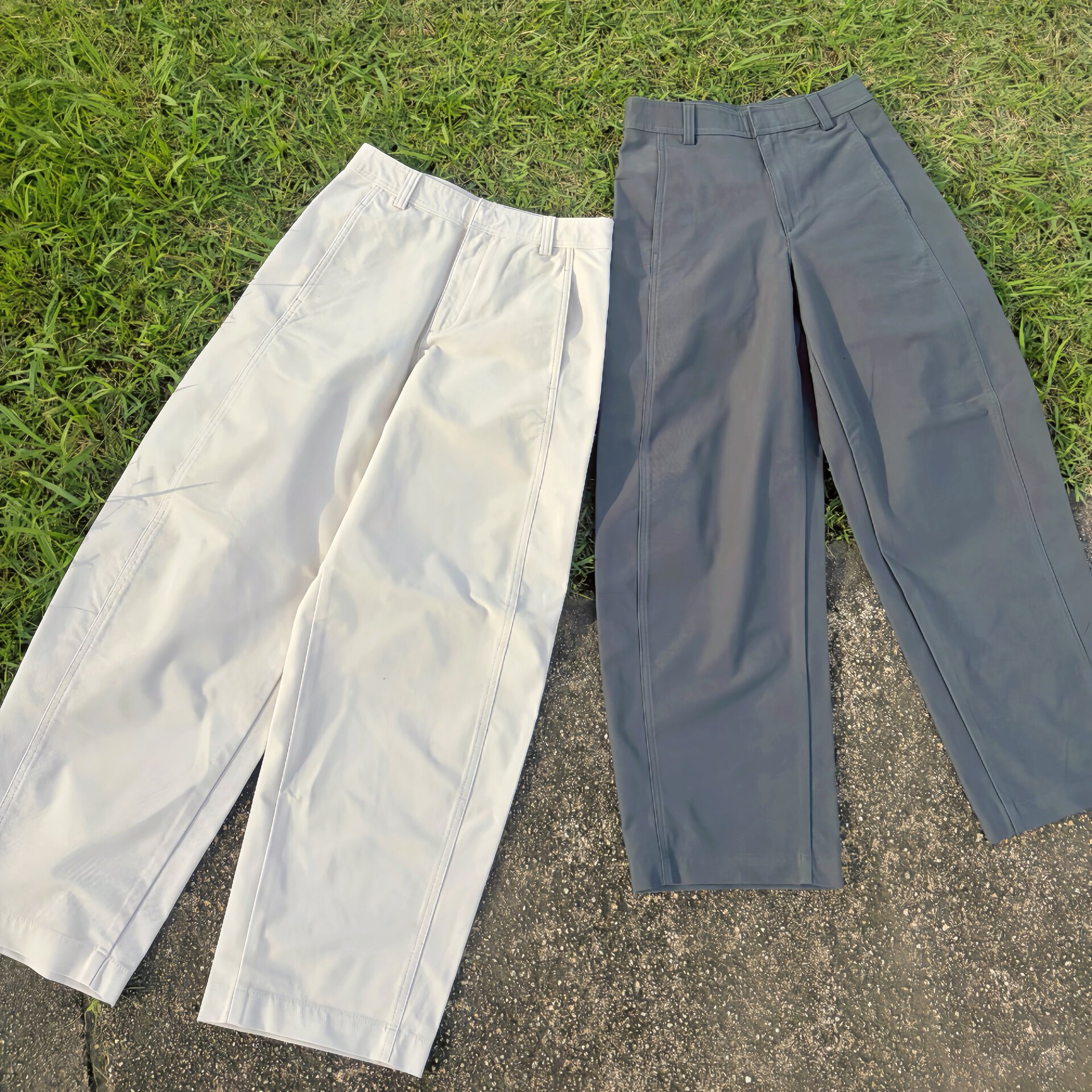ユニクロ「ジャージーバレルレッグパンツ」新色