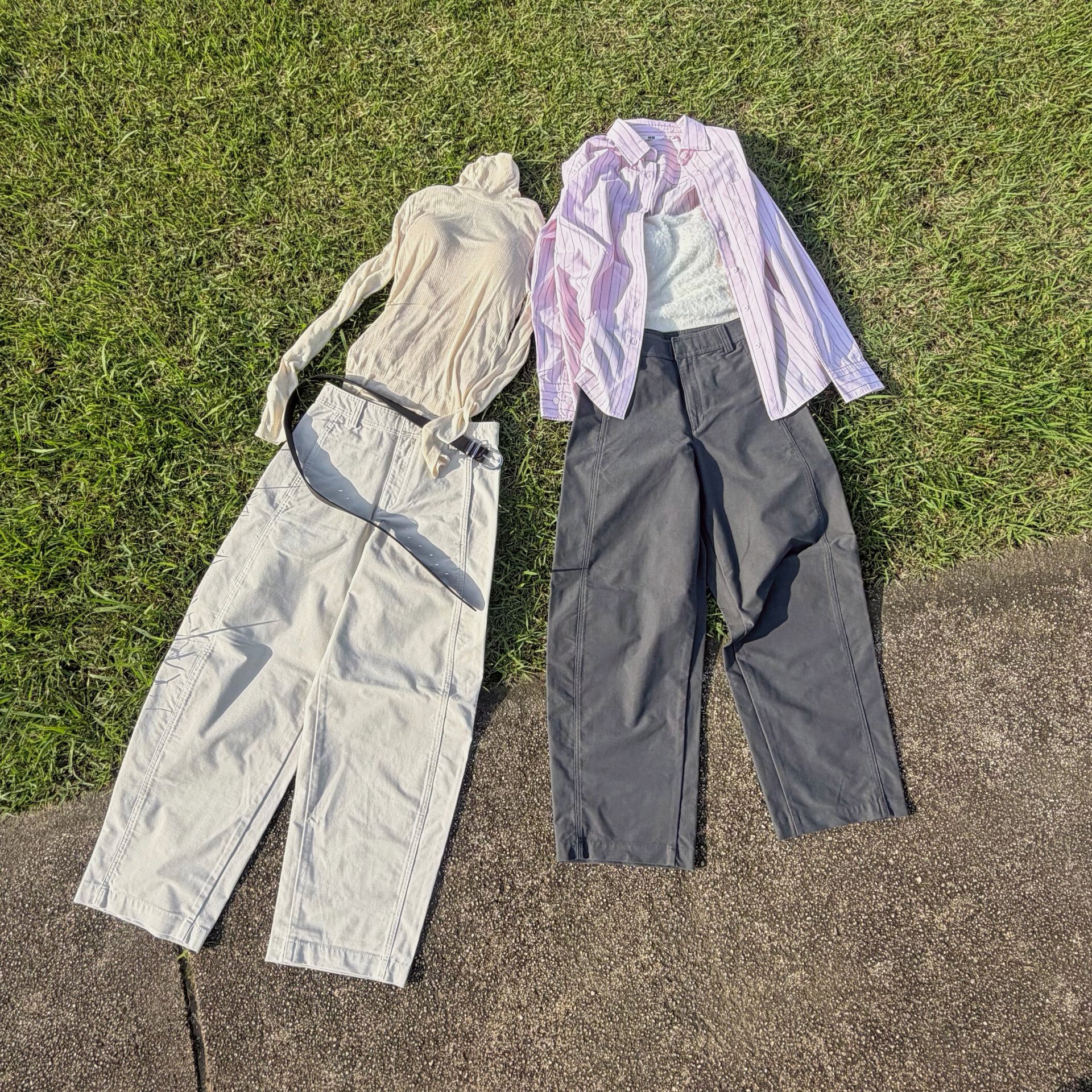 ユニクロ「ジャージーバレルレッグパンツ」新色