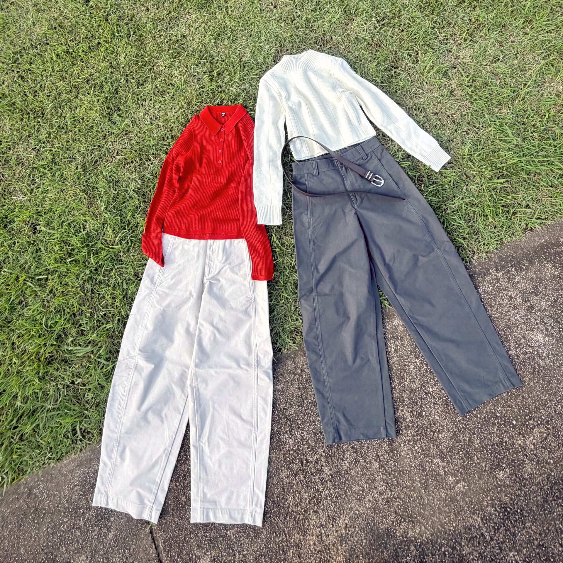 ユニクロ「ジャージーバレルレッグパンツ」新色