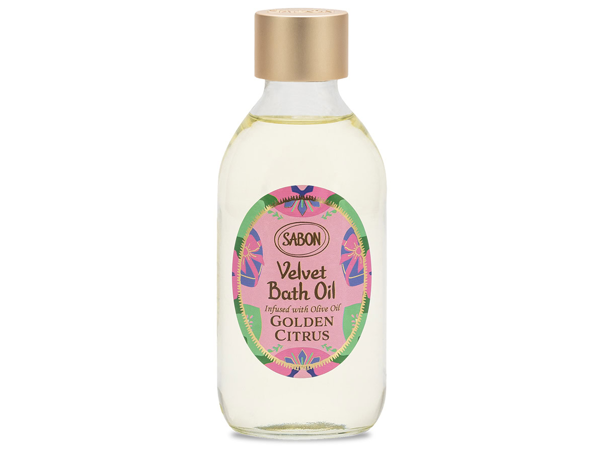 ベルベットバスオイル ゴールデン・シトラス 200mL ¥4,730(SABON)※直営店舗・公式オンラインストア限定