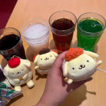 ポムポムプリン×スシロー　コラボマスコット
