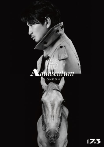 松本潤　「Aquascutum」