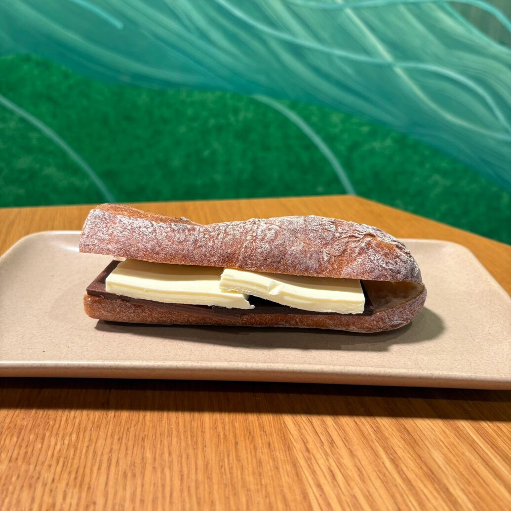 2種のチョコレート&バター スターバックス バゲットサンド