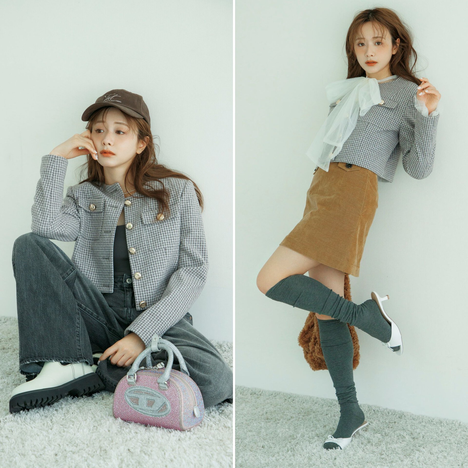 【森香澄】上品可愛い♡ 今すぐ使える「ノーカラージャケット」着回しコーデ＆オススメ4選