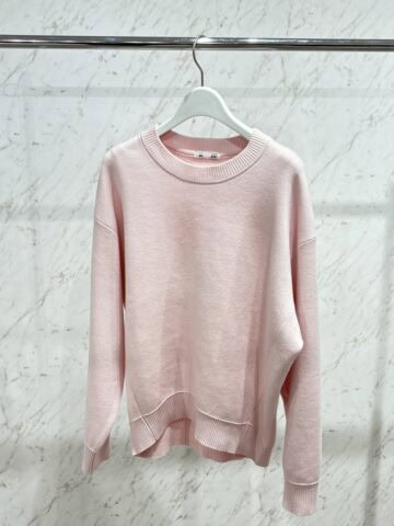 GU　スウェットライクニットオーバーサイズプルオーバー