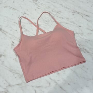 GU　ブラフィール2WAYクロップドキャミソール