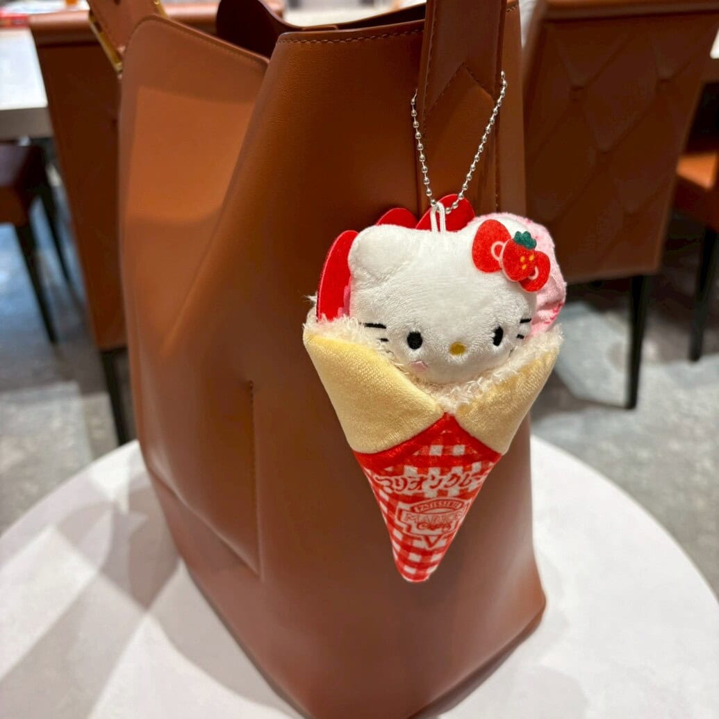 マリオンクレープ × HELLO KITTY　ぬいぐるみチャーム 