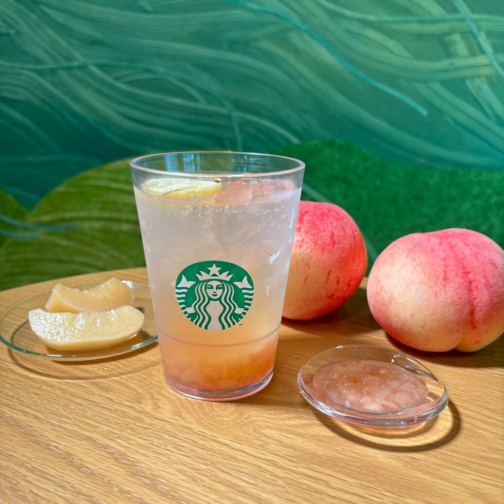スタバ　チラックス ソーダ ピーチ