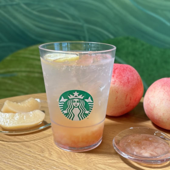 【スタバ新作】あの人気作が“強炭酸水”にアプデ♡ 爽快感MAX「チラックス ソーダ ピーチ」を徹底レポ！