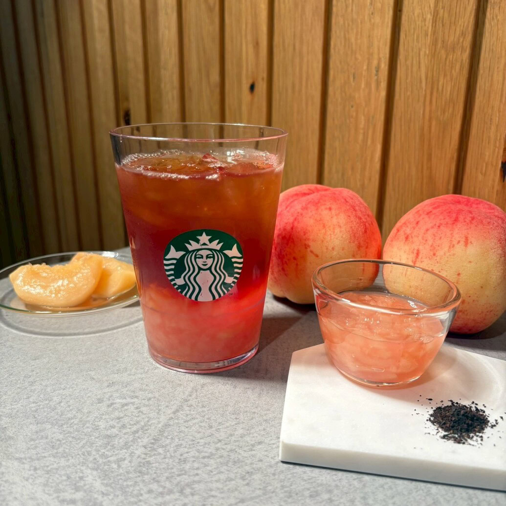 スタバ　クラフト ジューシー ピーチ ティー