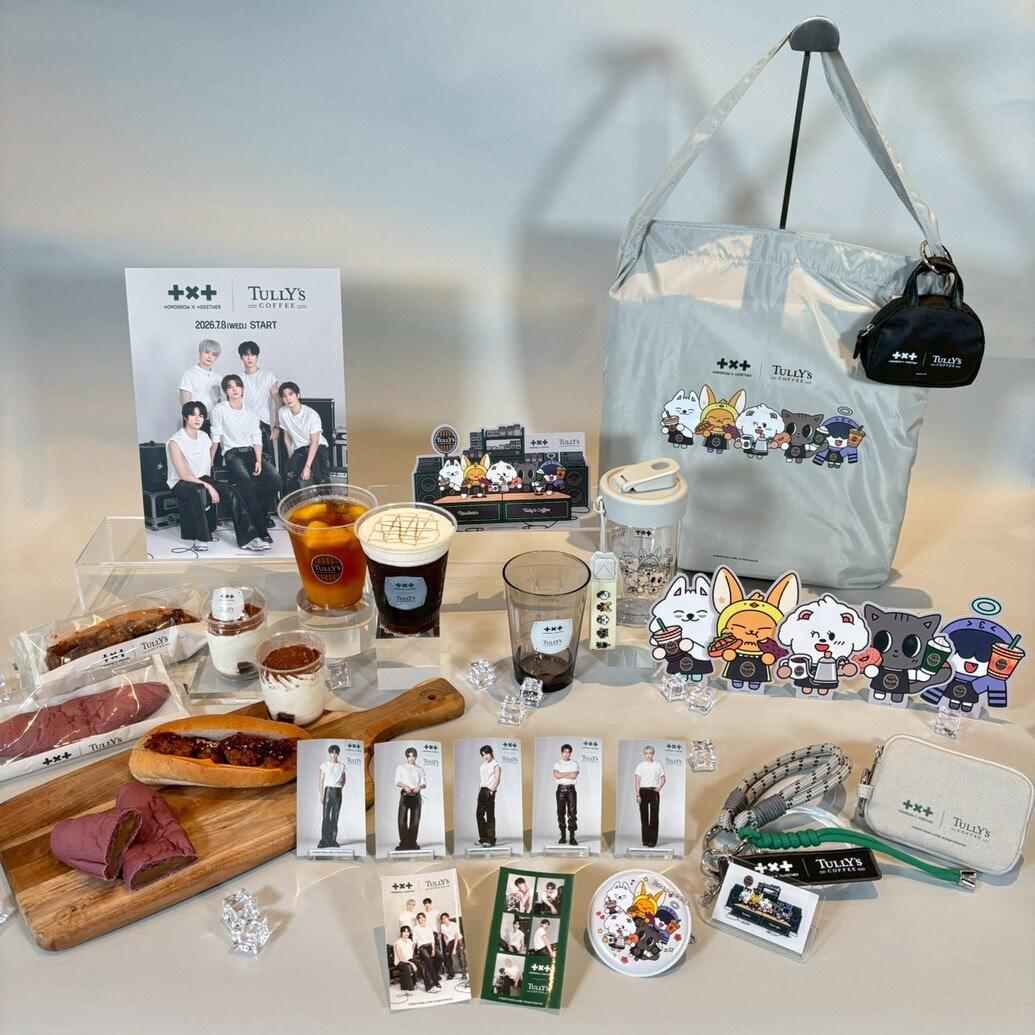 【TOMORROW X TOGETHER】がタリーズとコラボ♡ 気になる限定メニュー5種＆グッズを最速レポ！