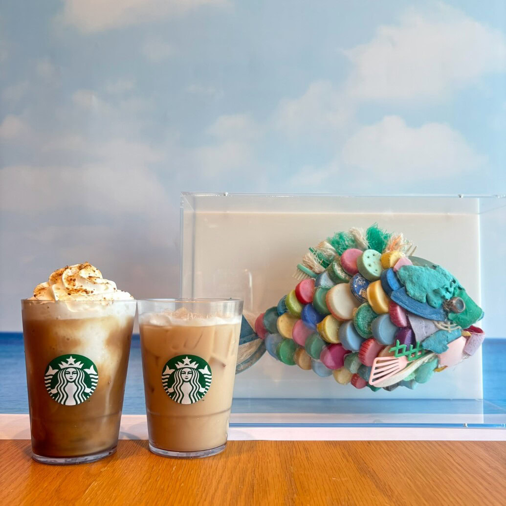 スタバ 沖縄 まーさん黒糖 フローズン ミルクコーヒー、沖縄 まーさん黒糖 アイスミルクティー