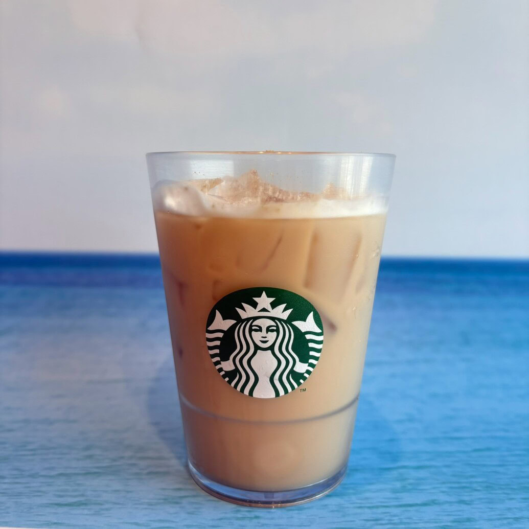 スタバ 沖縄 まーさん黒糖 アイスミルクティー