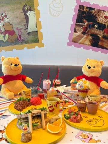 「くまのプーさん」OH MY CAFE