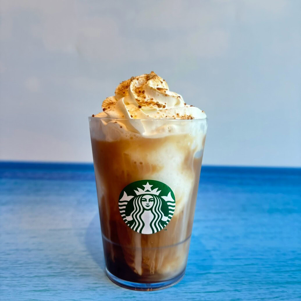 スタバ　沖縄 まーさん黒糖 フローズン ミルクコーヒー