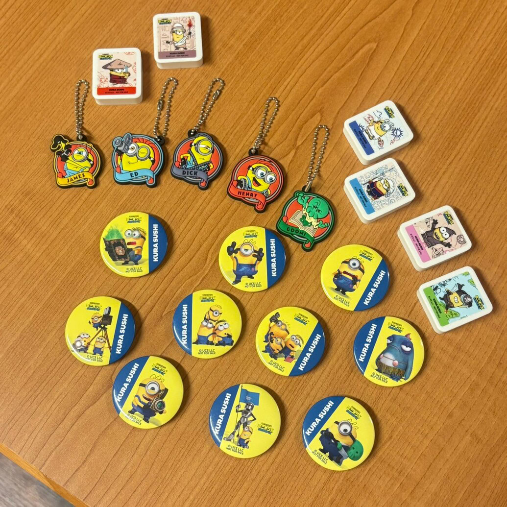 くら寿司×ミニオンズ　コラボグッズ