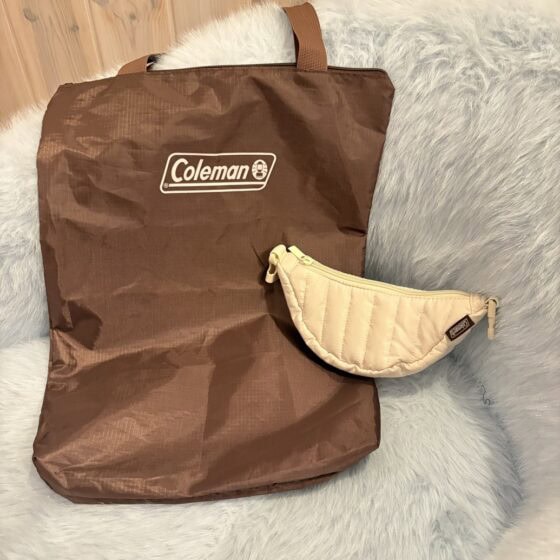 【付録レビュー】デイリー使いや推し活にも♡ コールマンの大容量トート＆ポーチ豪華2点セットは絶対欲しい！【スウィート2月号】