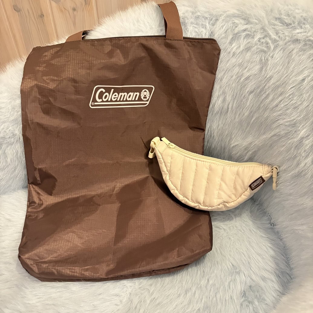 【付録レビュー】デイリー使いや推し活にも♡ コールマンの大容量トート＆ポーチ豪華2点セットは絶対欲しい！【スウィート2月号】