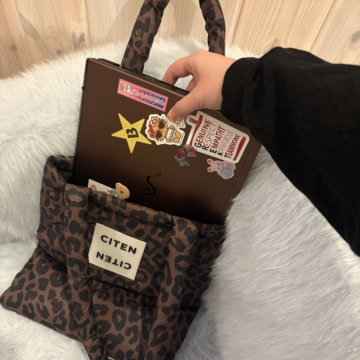 CITIN　スタイリスト金子綾さん監修レオパード柄パフィートート