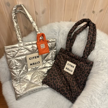 CITIN　スタイリスト金子綾さん監修レオパード柄パフィートート