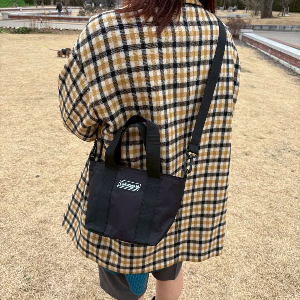 コールマン　ショルダーストラップ付きミニトートバッグ
