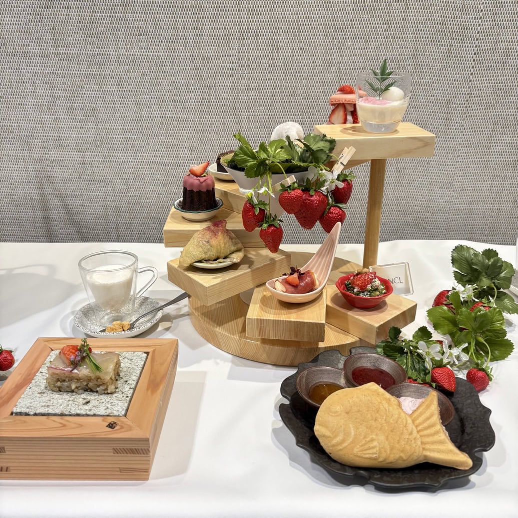 和の苺アフタヌーンティー