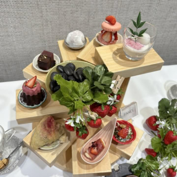 和の苺アフタヌーンティー