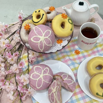 クリスピー・クリーム･ドーナツ　フラワードーナツ