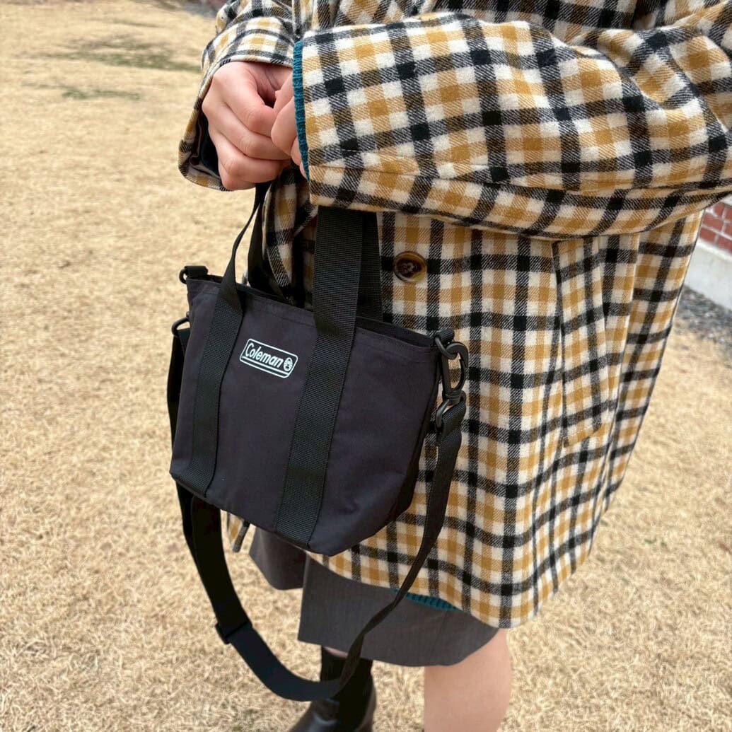 コールマン　ショルダーストラップ付きミニトートバッグ