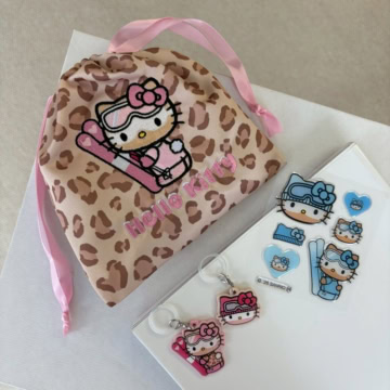 【付録レビュー】完売前に急いで！激レア“雪焼け”ハローキティの超豪華4点セットが大優勝すぎる♡【sweet 3月号本誌】