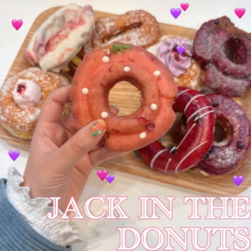 ジャックインザドーナツ　いちごシリーズ、ブルーベリーシリーズ