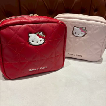 【付録レビュー】完売続出中!ハローキティとメゾン ド フルールの夢コラボ♡ ポーチ&チャームを正直レビュー