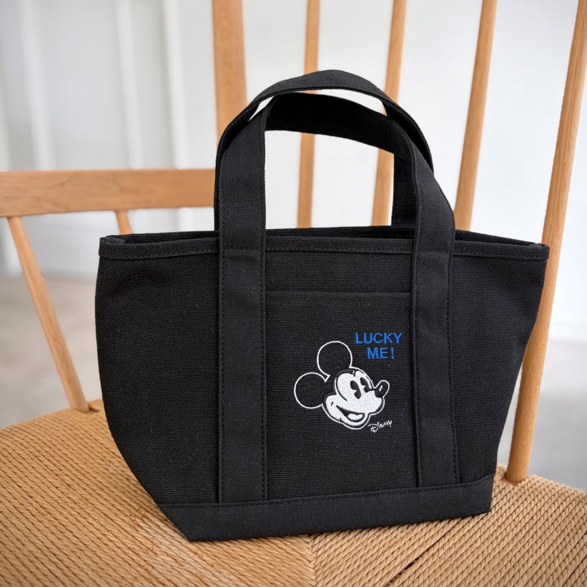 オトナミューズの付録 シンゾーンのミッキーマウス刺繡入りトートバッグ