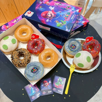映画『ザ・スーパーマリオギャラクシー・ムービー』×クリスピー・クリーム・ドーナツ