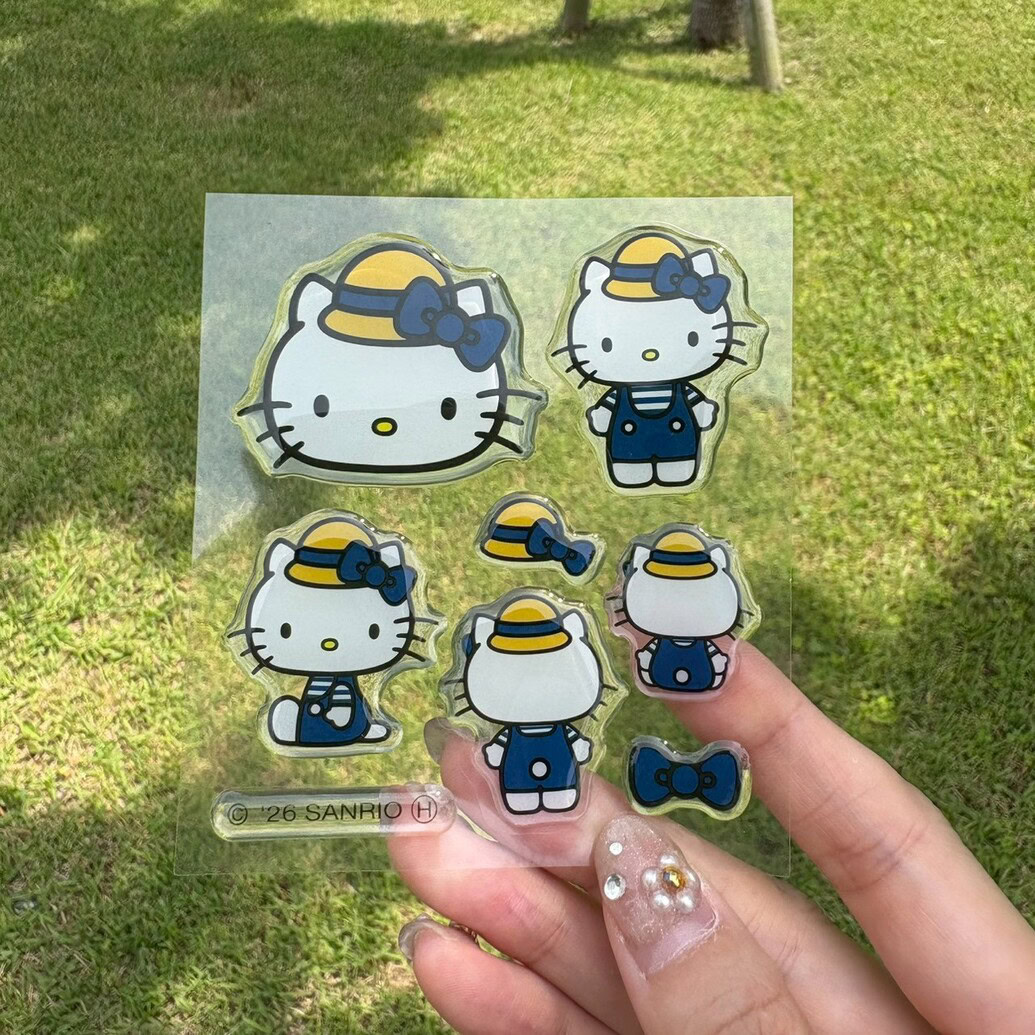 ハローキティ　ぷっくりシール