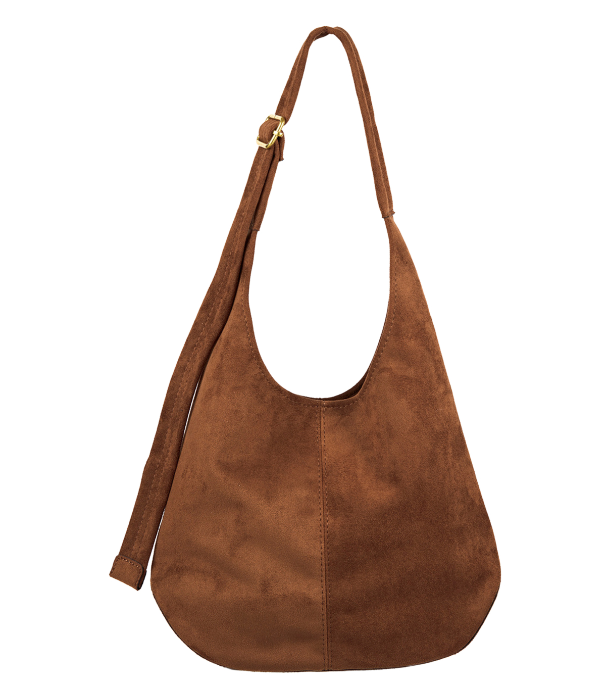 Birthday roomの、旬なフォークロア気分が味わえる、スエード調素材のバッグ。