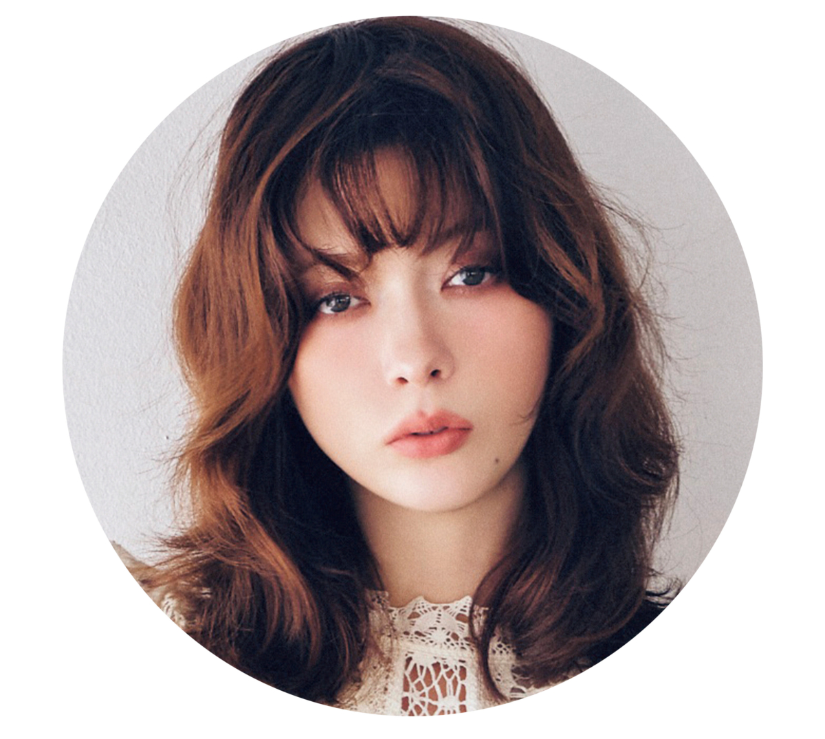 モデル八木アリサのプロフィール画像。