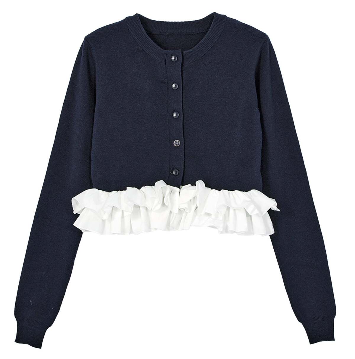 グレイルの裾フリルカーディガン