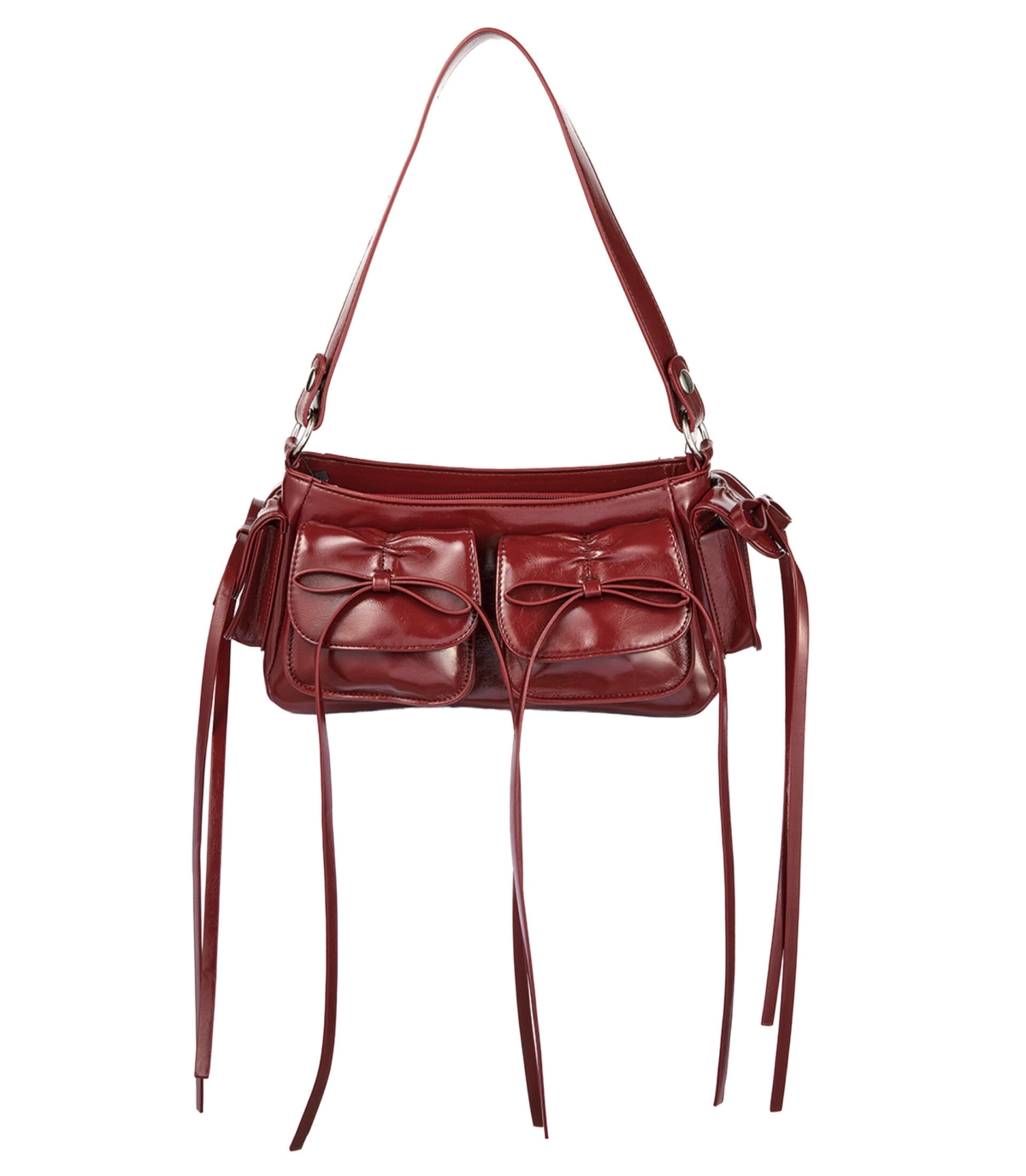 GRLの、横長フォルムが旬なマルチポケットバッグ。