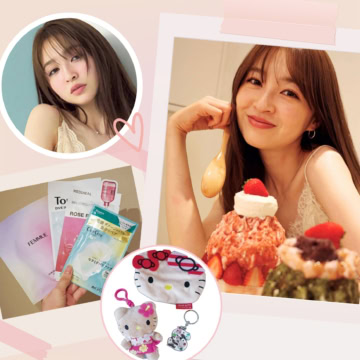 【上西星来Q&A】圧倒的な透明美肌の秘密にキティ活、愛用マルジェラ香水も♡